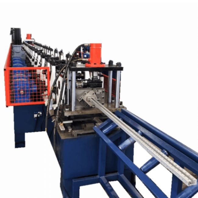 Gearbox Driven Steel Storage Rack Roll Forming Machine With Advanced Punching Capability