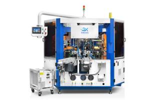 Fully Automatic Cosmetic Container Cylindrical Screen Printing Machine With LED UV Curing Device