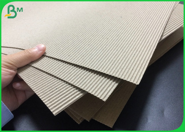 Recyclable Single Face Corrugated Board Wave E With Roll Packing 