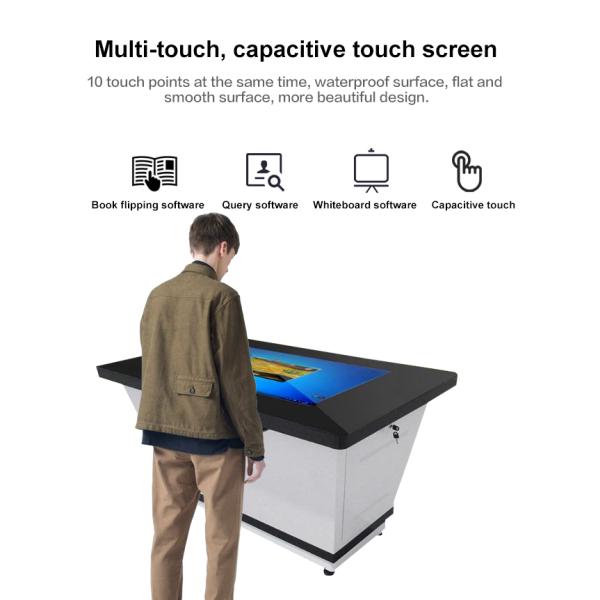 Smart Multitouch Coffee Table With Capacitive Object Recognition Touch Table Interactive Table