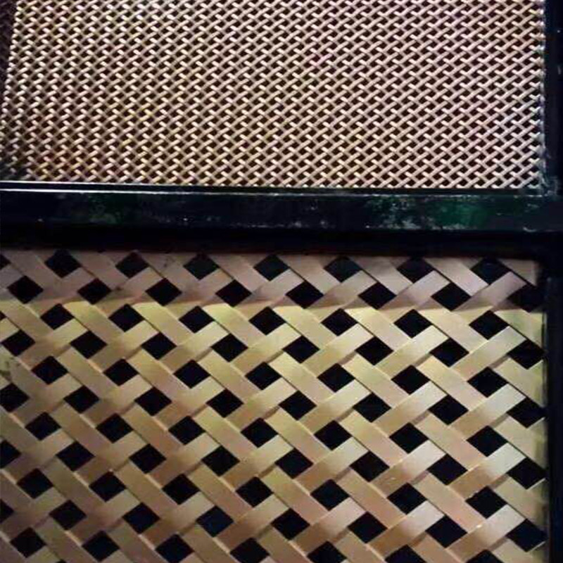 High Temperature Metal Crimped Wire Mesh Square Hole Screen Net