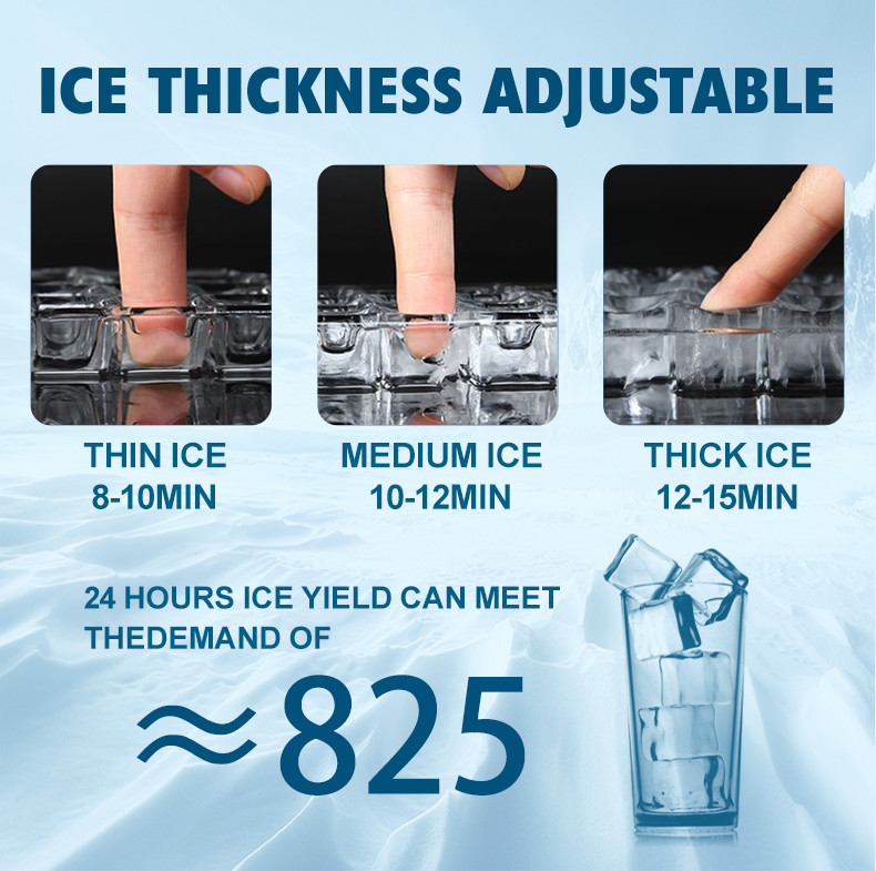 40KG/24H Cube Ice Maker Machine Full-Automatic Factory Price Ice Cube Maker