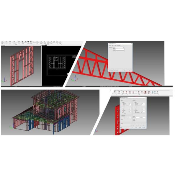 Fashional Good Living Light Gauge Steel House Framing Machine light gauge steel framing for villa