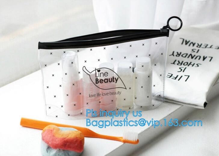 Custom waterproof pvc slider zipper wet bikini bag, zipper lock slider bag/resealable pvc slider zip poly bag, resealabl