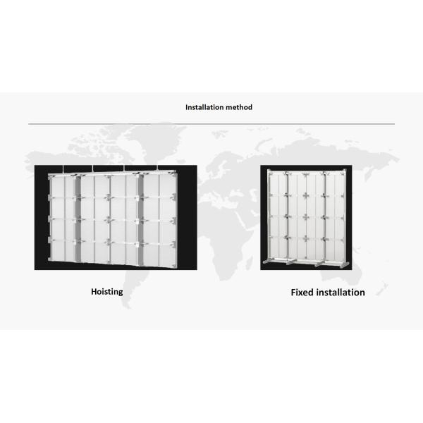 Wireless 1R1G1B 1/16scan 5500cd Transparent Led Mesh