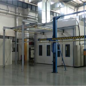 80kg Loading Powder Coating Paint Booth Customization Dimension Multi Functional