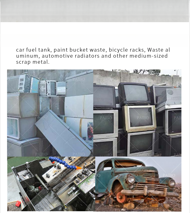 Multifunctional Small Axis Shredder for Waste Plastic and Heavy Duty Metal Crushing