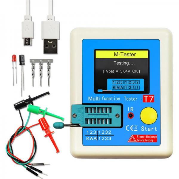 Quality Multifunction TFT Diode Test Capacitor With Multimeter  25pF-100mF for sale