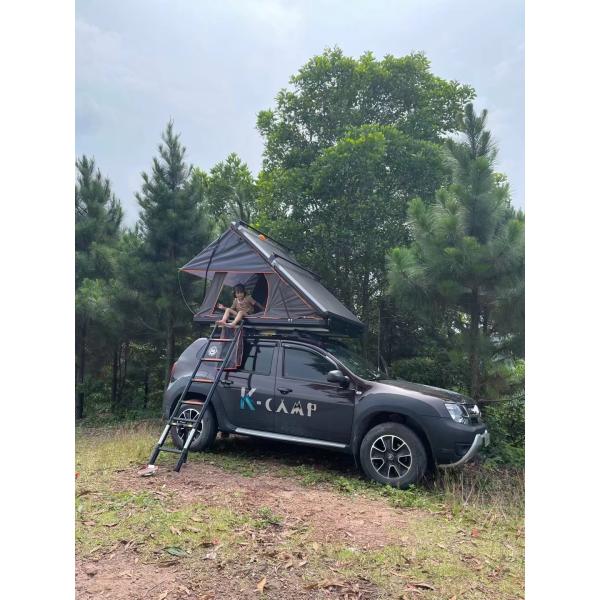 Straight Bracing Type Clamshell Aluminum Car Hard Shell Rooftop Tent for 4 Person