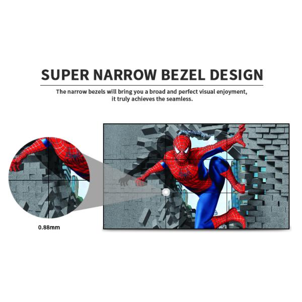 46" Narrow Border 8ms SCCP Ads Video Wall Displays