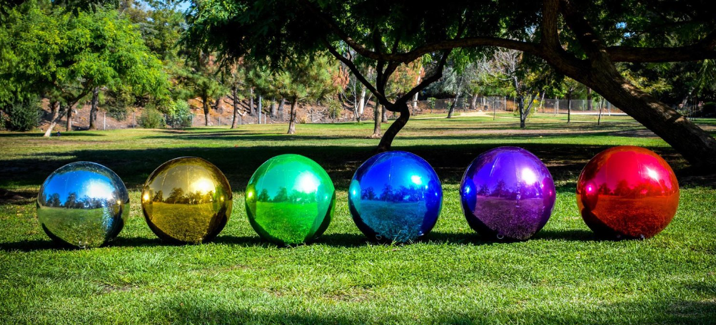 Double Layer PVC Large Mirror Ball Outdoor Decorative Inflatable