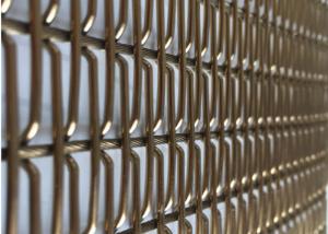 China Stainless Steel Rope Decorative Wire Mesh, Bronze art mesh for Elevator Hall wholesale