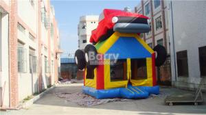 China Car Shape Inflatable Bouncer Fire Retardant PVC Tarpaulin / Oxford Cloth For Park wholesale