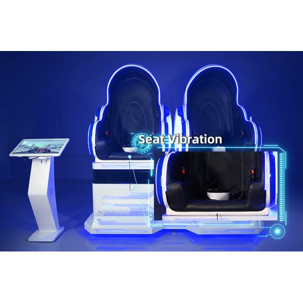 Double VR Egg Chair 2500W 9D Virtual Reality Simulator For VR Zone