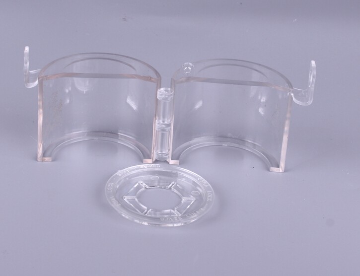 White Emergency Stop Lockout , Push Button Lockout Cover Three Pieces In One Set