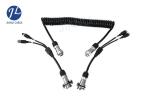 Metal Plug 5 Pin Rear View Camera Cable Kits 2 Way 12-24V Customized Length