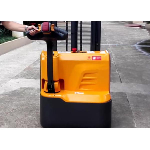 AC Function Walkie Electric Pallet Stacker With Small Turning Radius Dustproof
