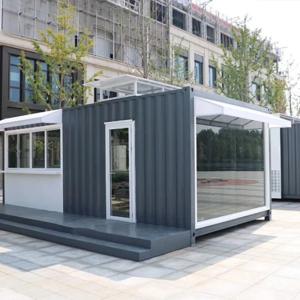 China Welding 20ft Expandable Container Home 30 Tons Volume 2000kg Load 5cm Thickness wholesale