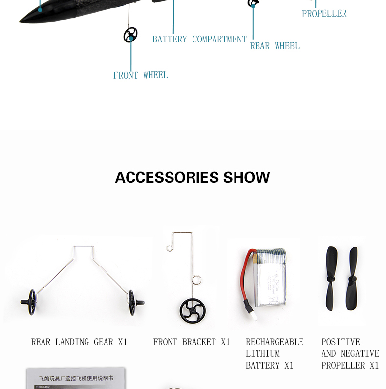 2.4G 2CH Fx635 Fixed Wing EPP Foam RC Glider Airplane F35 RTF Remote Control Plane Model with AA*2 Controller Battery