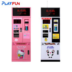China ICT bill acceptor Automatic Coin Change Machine Money Changer LED Coin Exchange Machines wholesale