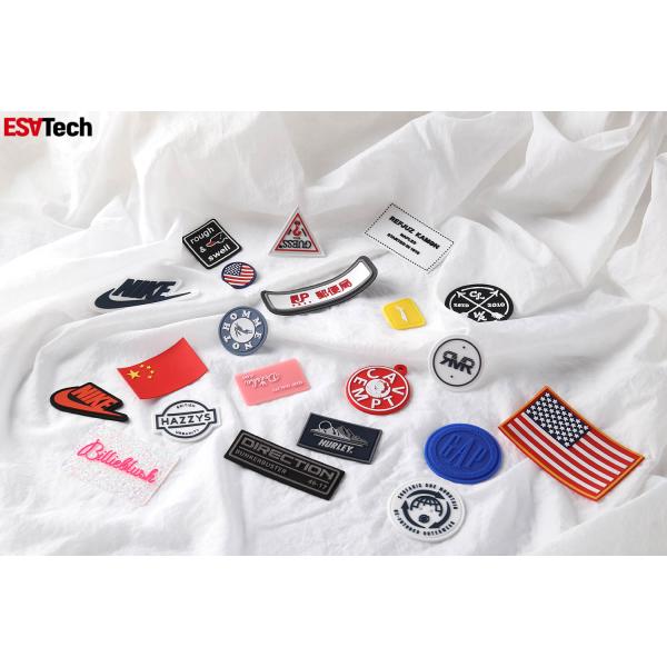 Rubber Silicone Label Patch For Clothing Silicone Id Tags For Dogs