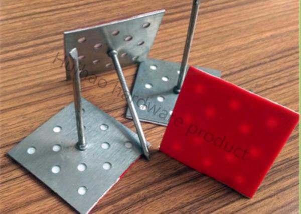 Steel Self Adhesive Insulation anchor Pins 6-1/2 " For Flexible Duct Connector