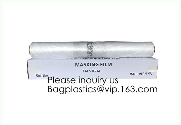 Disposable Plastic Car Cover with Elastic Band Medium Size, Kit De Protection, Car Clean Kit, car protection disposable