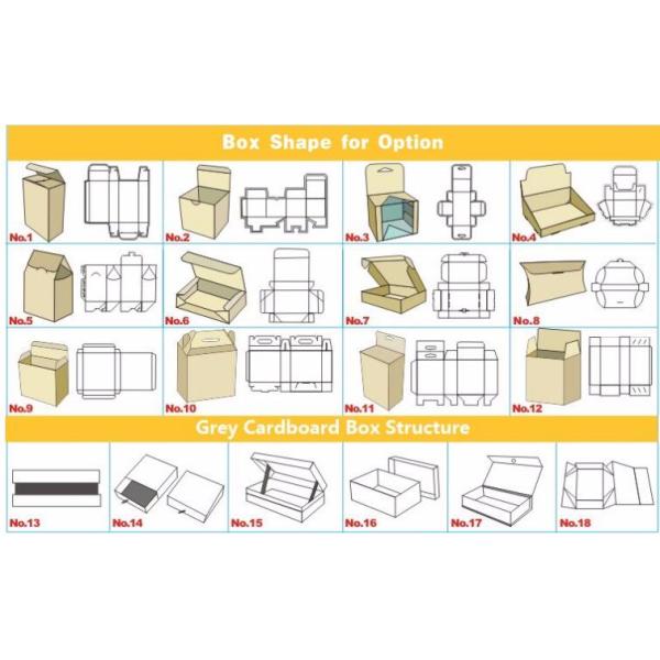 Customized White Cardboard Underwear Packaging Box Glossy lamination
