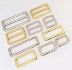 China Alalamu Heavy Duty Metal Rings Antiwear Rectangular Slide Adjuster Buckle wholesale