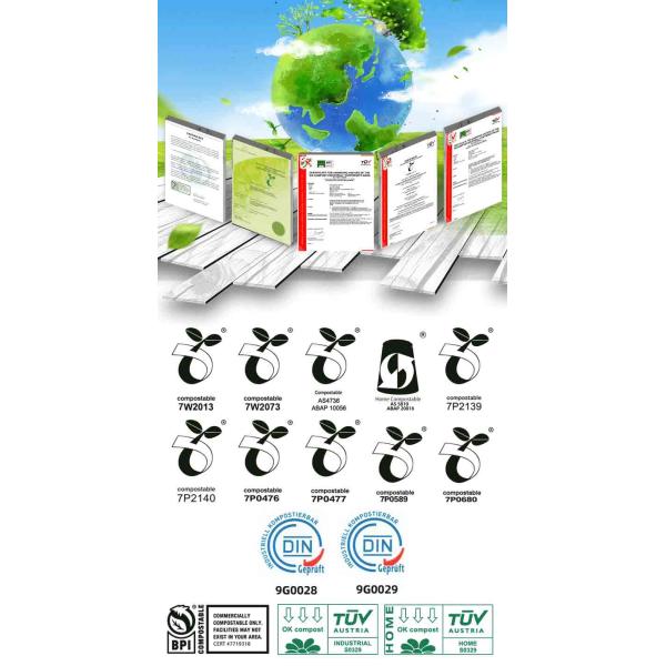 30L Biodegradable Plastic Garbage Bags For Household