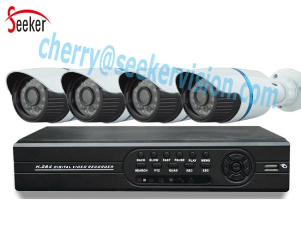 Quality 2017 Hot Sale Economical Waterproof 1080N 4CH standalone cctv dvr kit set 960P Camera Outdoor Bullet for sale