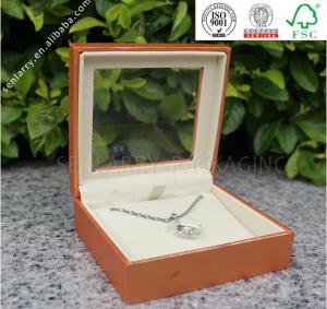 China promotional professional custom made packing box for necklaces certificated by ISO BV SGS,can print the company LOGO wholesale