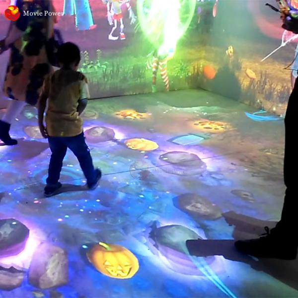 Quality Kids Games 3D Magic Interactive Floor Projection System SGS for sale