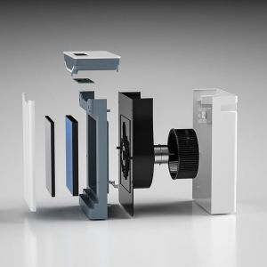 China Particulate CADR 380 M³/H Hepa Air Purifier Kitchen Humidifier wholesale