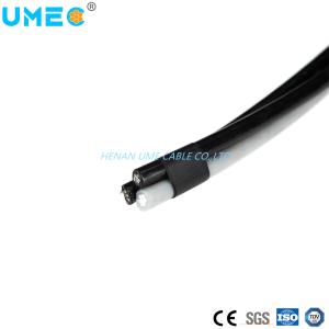 China Service Drop Cable Neutral Messenger AAAC Triplex Cable 6AWG Hippa Stranded Conductor wholesale