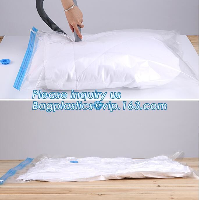 nylon vacuum seal bags for bedding and clothing, Eco-Friendly zipper nylon vacuum bag, vacuum seal bag for mattress