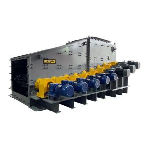 China Rock Aggregate Screening Machine 16 To 32kw 550 TPH Rolling Screen Equipment wholesale
