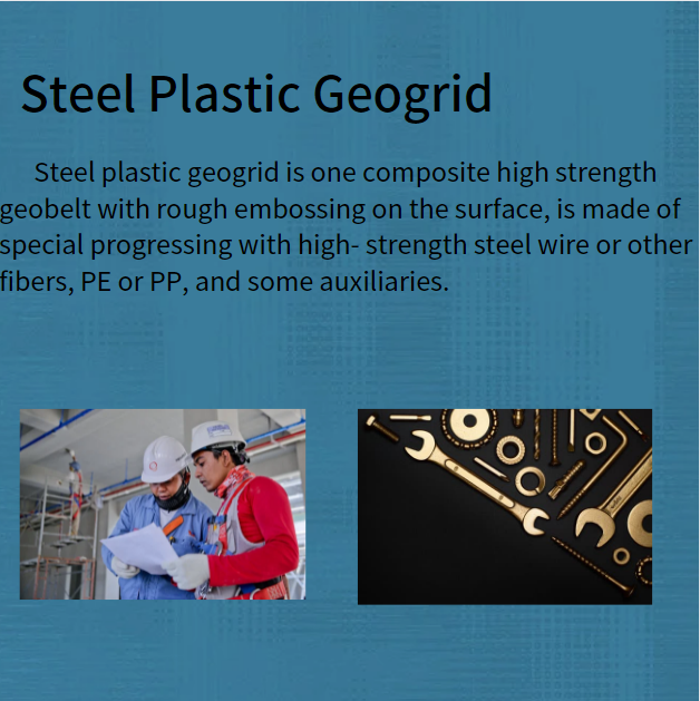 Black Steel Plastic Weled Geogrid Reinforcement for Modern Road Construction