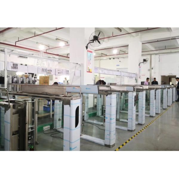 Double Door Full Height Turnstile Gate With Dc Brushless Motor Driving