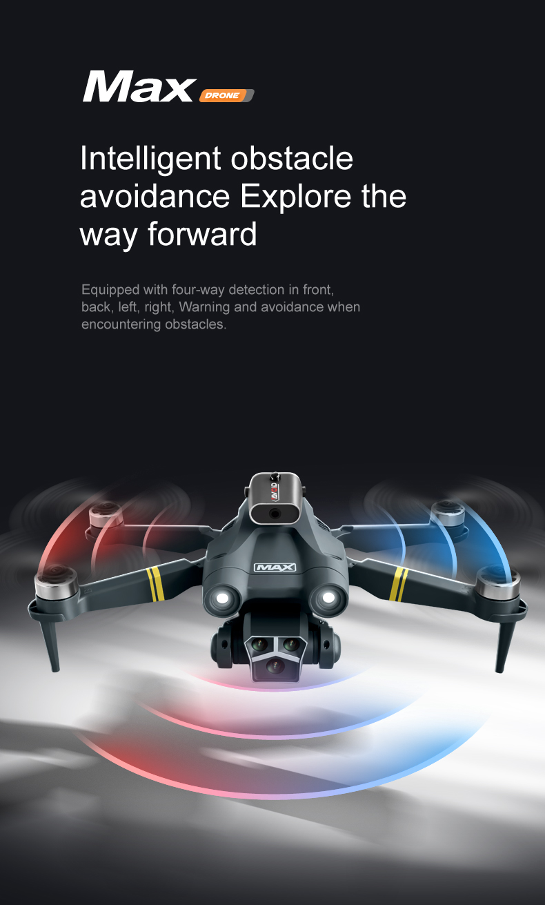 W17Hw Waypoint Flight Planning Drone 60MIN Charging Time Beginner Drones for Slow Descending Landing and Event Coverage
