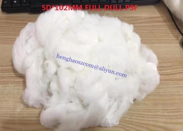 Quality 5D * 102mm Recycled Polyester Staple Fibre For Wool Spinning for sale