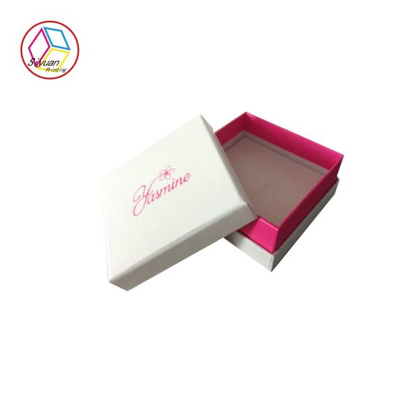 Decorative Jewelry Box With Scratch-Free Lamination Customized Logo
