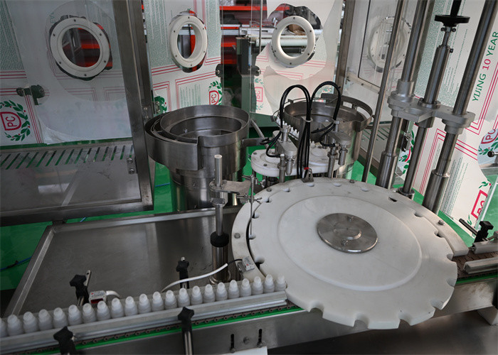 Eye Drops Filling Capping Intergrated Machine 3 In 1 Machine, Screw Capping With PLC Control