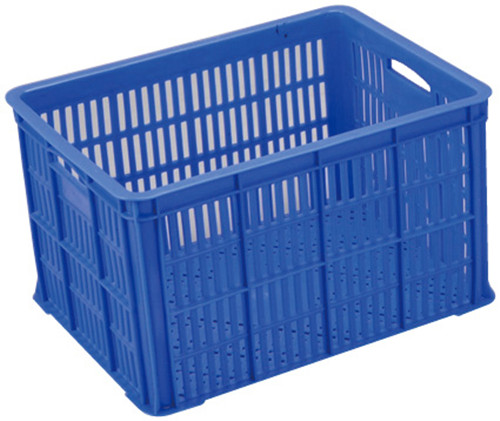 Durable Warehouse Plastic Folding Storage Crates CE SGS Certificated