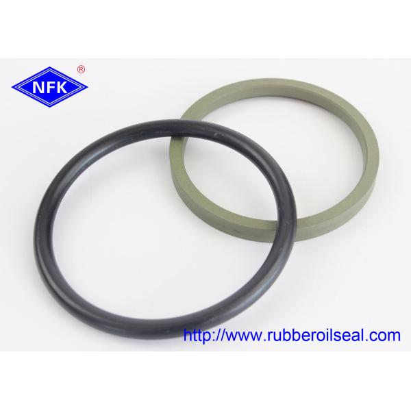 NBR PTFE Buffer Hydraulic Rod Seals , High Pressure Hydraulic Seals GS5059-V6 HBTS