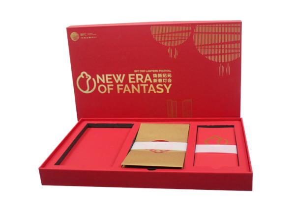 Quality Custom Cardboard Lid-Off Packaging Boxes Red for sale