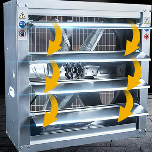 Warehouse Chicken Farm Cooling Poultry Farm Wall Exhaust Fan Greenhouse Ventilation Fan Heavy Duty Wall Mounted Fan