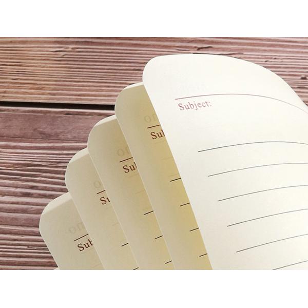 Reusable Soft Leather Notebook A5 Dotted 137mm Width Multi Colors