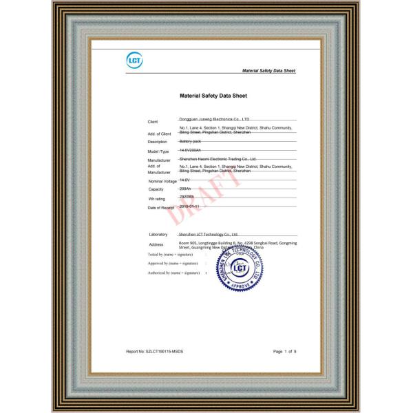 3.2v 277ah Lithium Ion Battery Packs Lifepo4 Cell 3000 Times