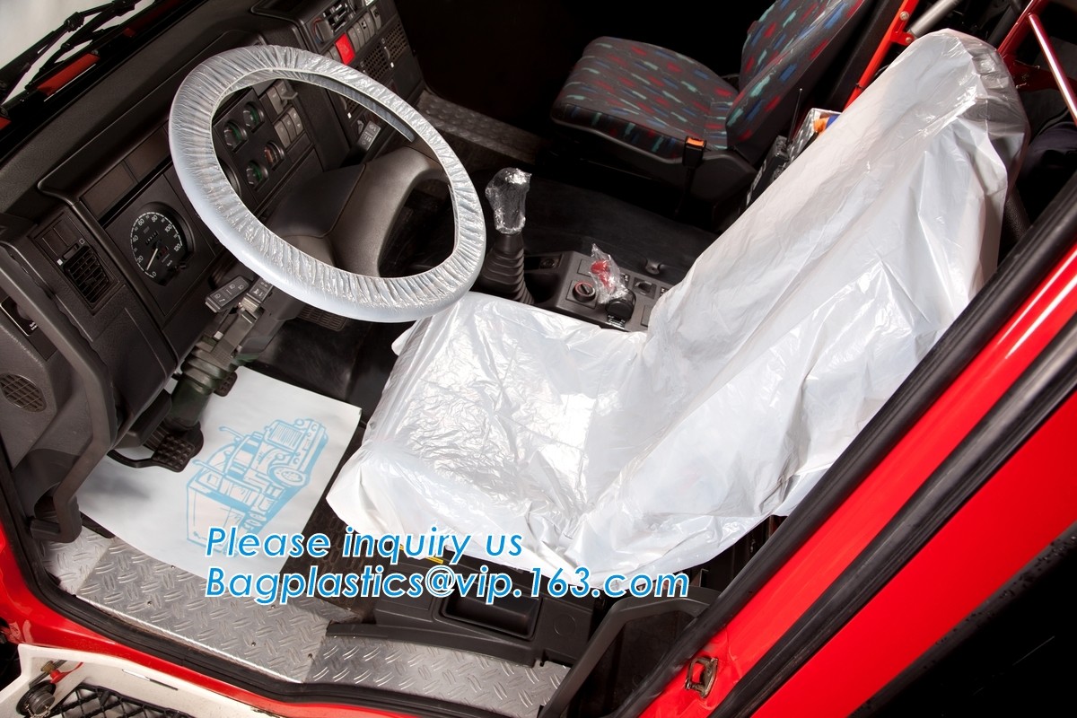 customized plastic car seat cover fit for all seats, Custom Car Seat Cover Package Disposable PE Plastic, limited, ltd,